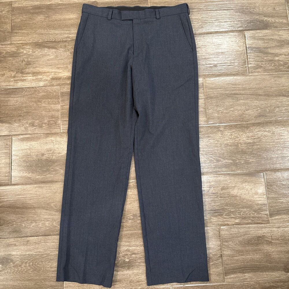 Kenneth Cole Men’s Blue Dress Pants Size 36x34 With Tab Waistband